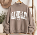 Game Day Oversized Mock Neck Sweatshirt